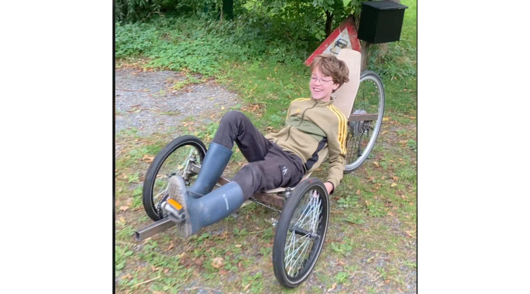 fiets stoel af